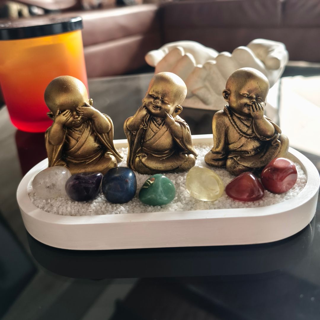 Budas sonrientes 7 chakras