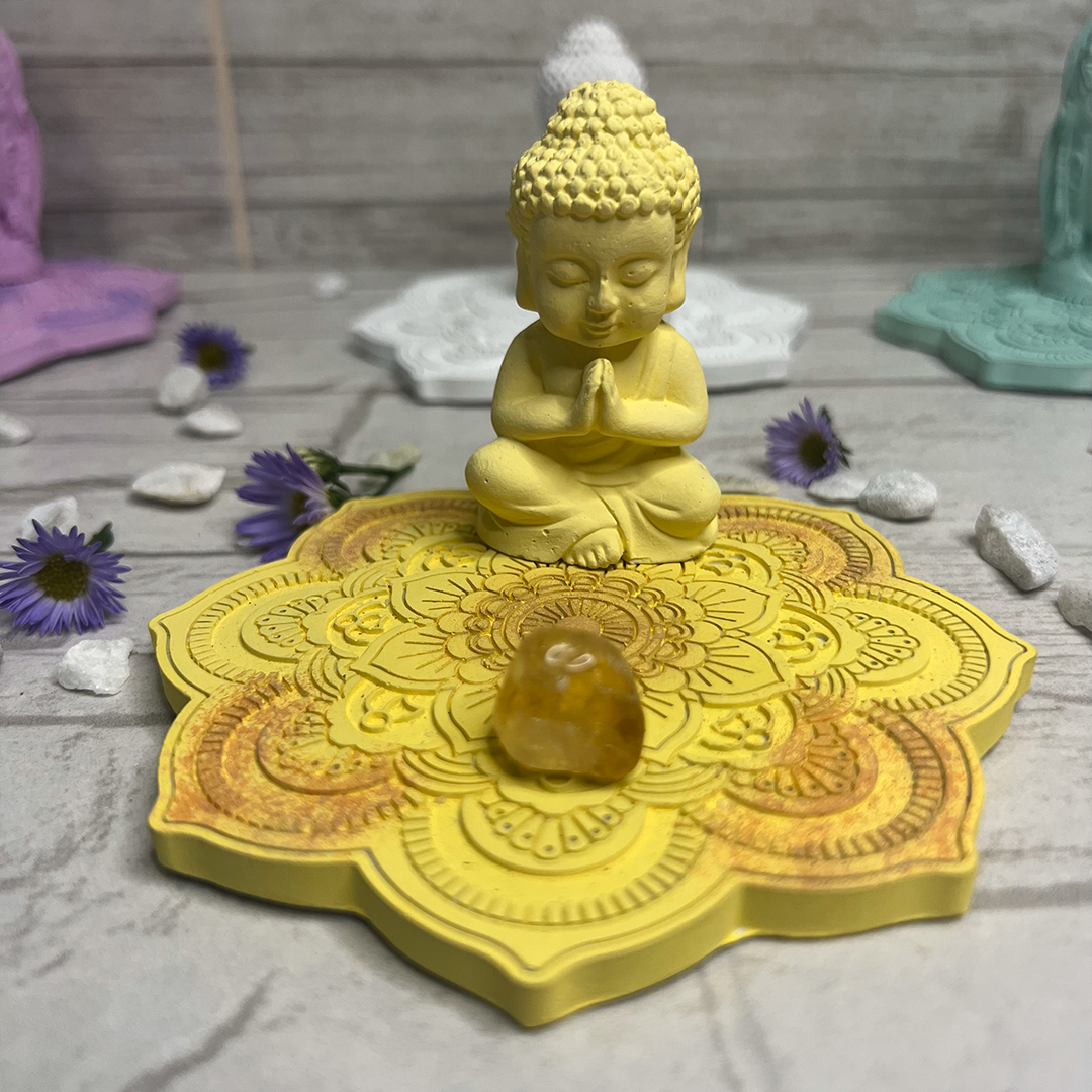 Mandala de cuarzo Citrino