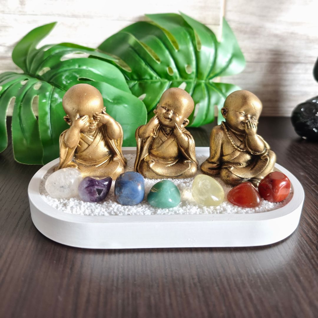 Budas sonrientes 7 chakras