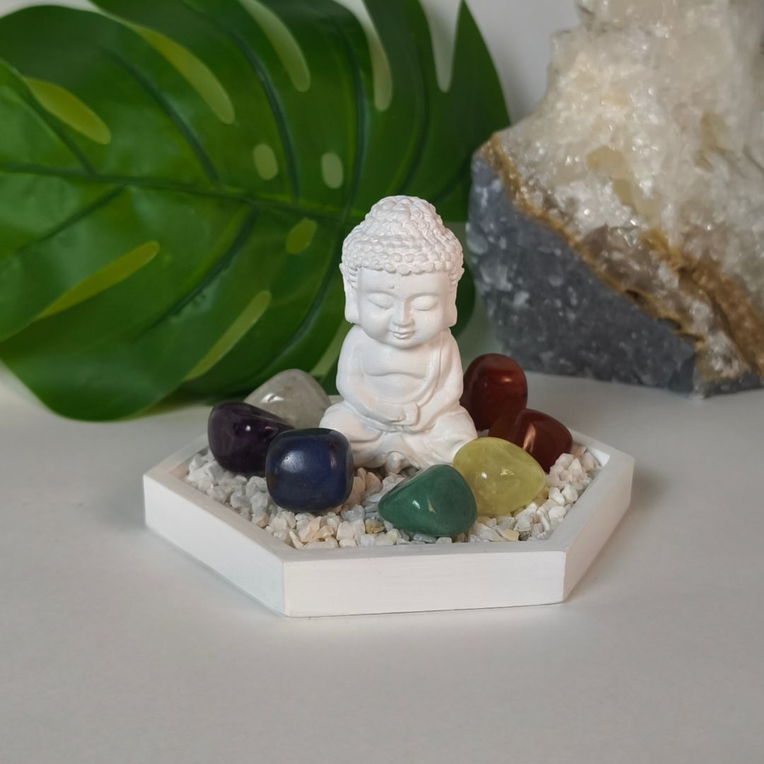 Jardín Zen Hexagonal 7 Chakras