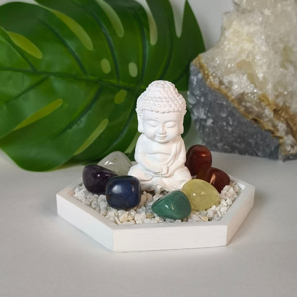 Jardín Zen Hexagonal 7 Chakras