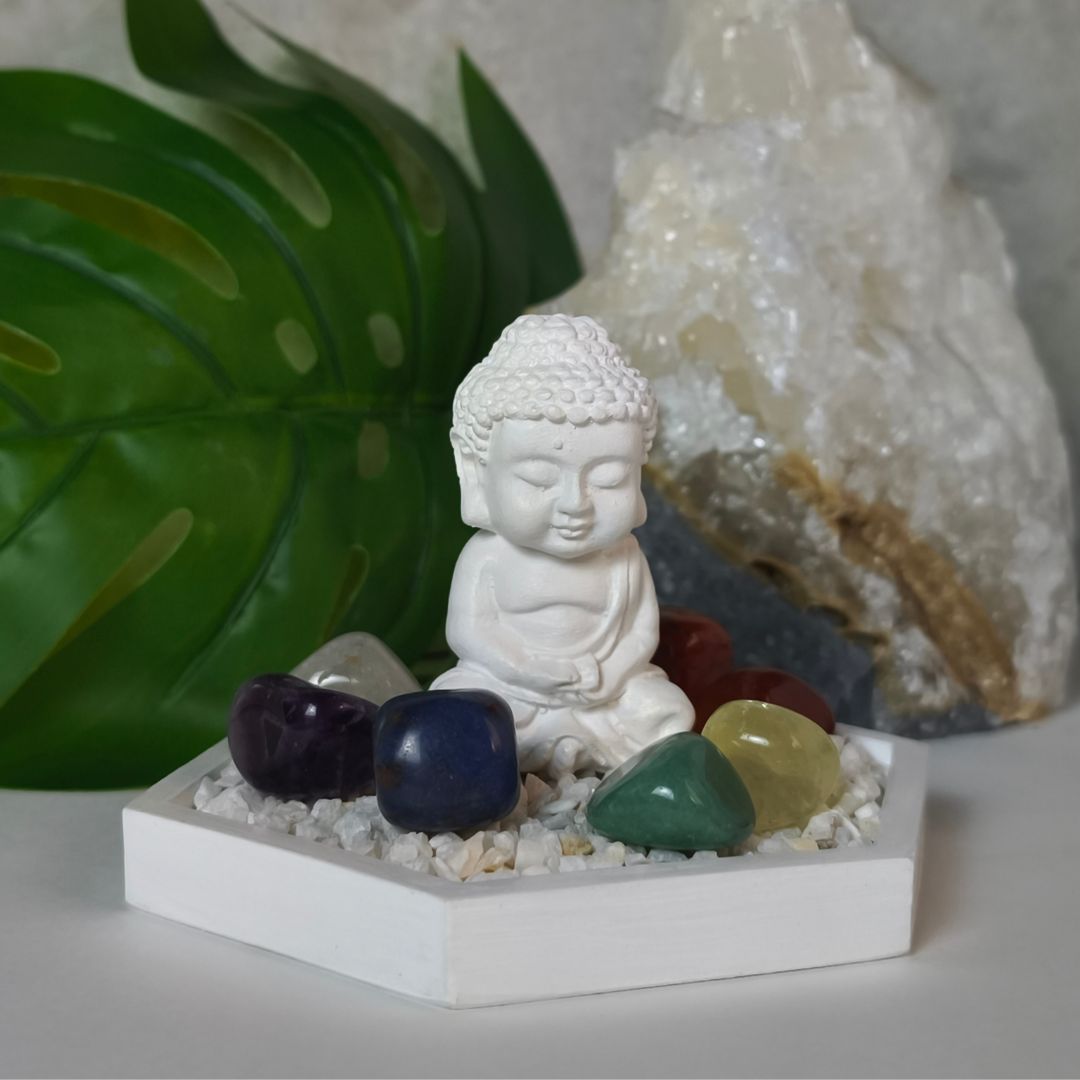 Jardín Zen Hexagonal 7 Chakras