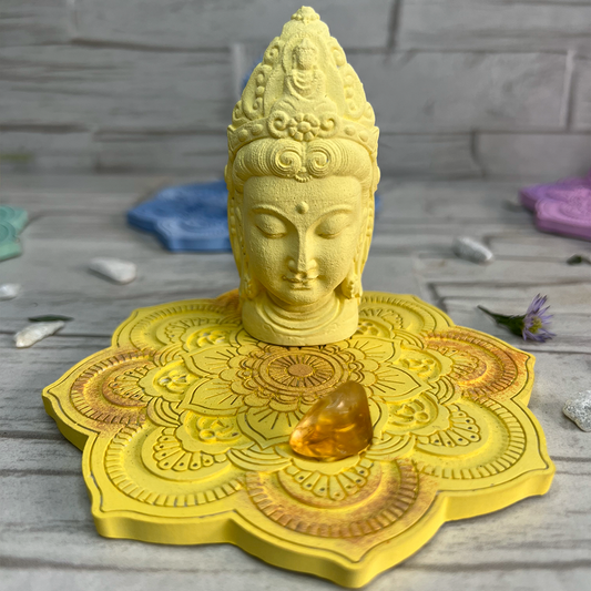 Mandala de cuarzo Citrino